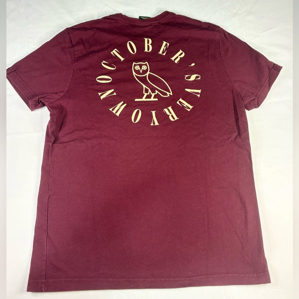 OVO Burgundy Graphic Tee | $25